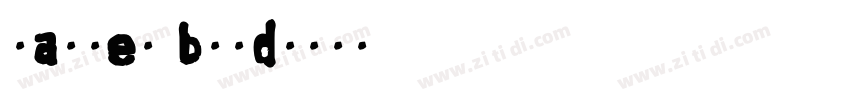 maruen bold字体转换